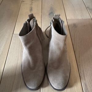 Dolce Vita Tan Suede Ankle Boots